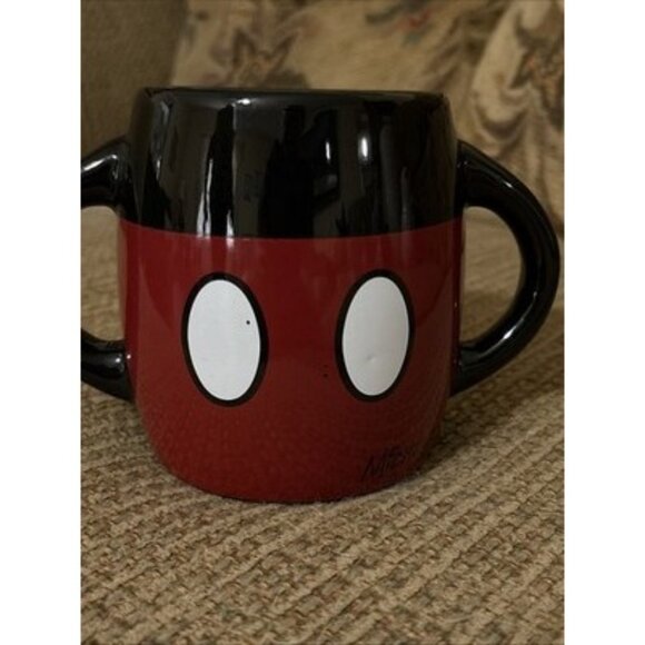 Disney Galerie Mickey Mouse Pants Double Handle Coffee Mug - Picture 3 of 5